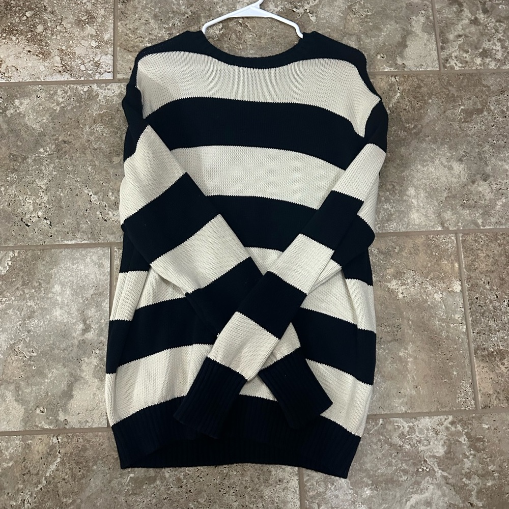 Brandy Melville Striped Crewneck Sweater